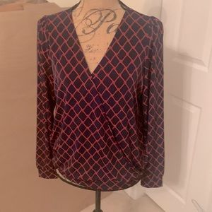 Women’s Sexy Long Sleeve Navy with Red design